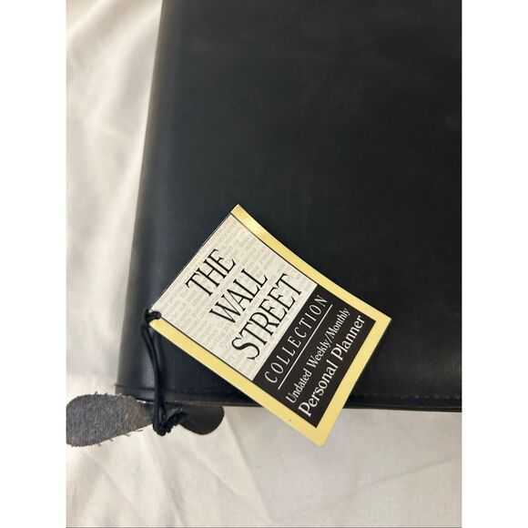Wall Street Collection 1995 planner black zipper 10"x7.5" - Picture 8 of 10
